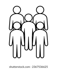 Symbol, people icon. vector file.