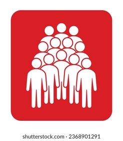 Symbol, Leute Symbol. Vektordatei.