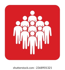 Symbol, people icon. vector file.