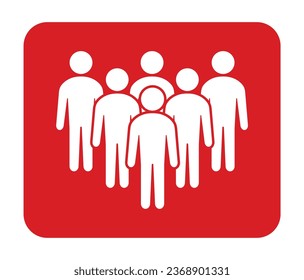 Symbol, people icon. vector file.