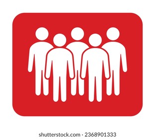 Symbol, people icon. vector file.