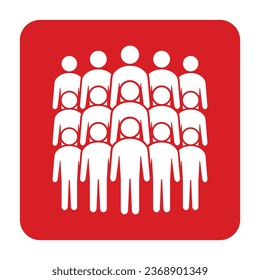 Symbol, people icon. vector file.
