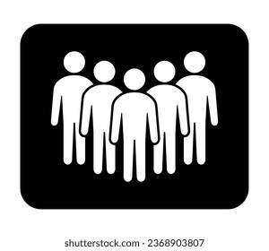 Symbol, people icon. vector file.
