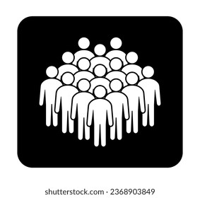 Symbol, people icon. vector file.