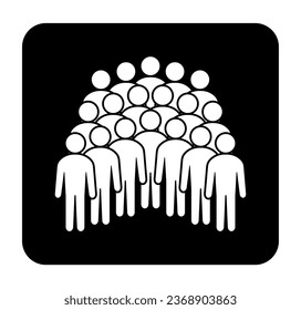 Symbol, people icon. vector file.