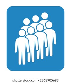 Symbol, people icon. vector file.
