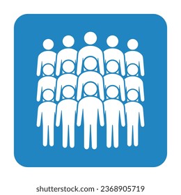 Symbol, people icon. vector file.