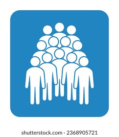 Symbol, Leute Symbol. Vektordatei.