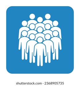 Symbol, people icon. vector file.
