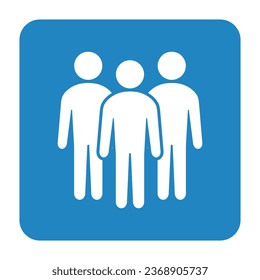 Symbol, people icon. vector file.