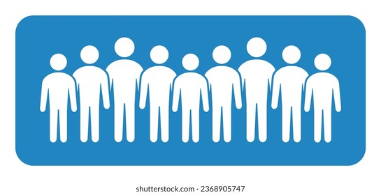 Symbol, people icon. vector file.