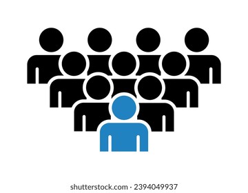 Symbol, people icon. vector file.