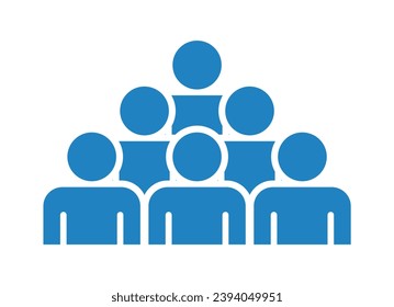Símbolo, icono de personas. archivo vectorial.