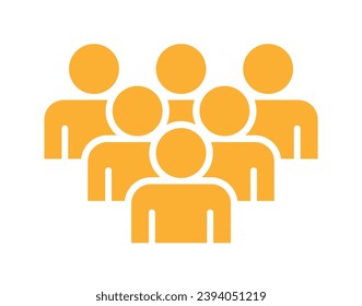 Símbolo, icono de personas. archivo vectorial.