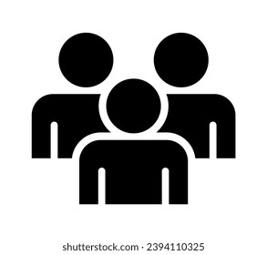 Symbol, people icon. vector file.