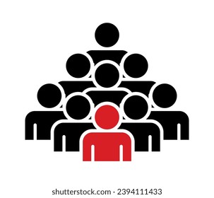 Symbol, people icon. vector file.