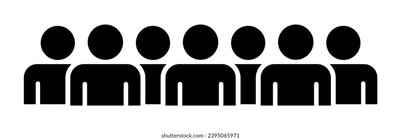 Symbol, people icon. vector file.