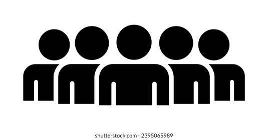 Symbol, people icon. vector file.