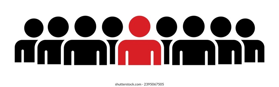 Symbol, people icon. vector file.