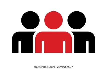 Symbol, people icon. vector file.