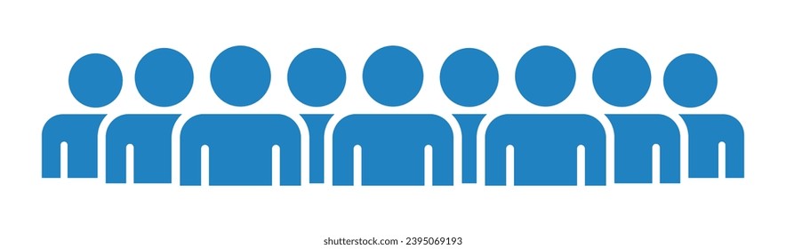 Symbol, people icon. vector file.