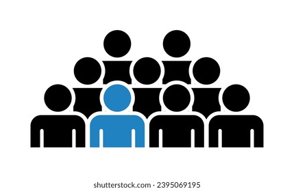 Symbol, people icon. vector file.