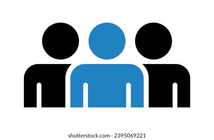 Symbol, people icon. vector file.