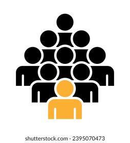 Symbol, people icon. vector file.