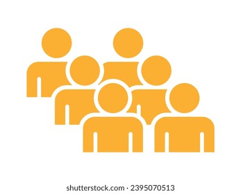 Symbol, people icon. vector file.