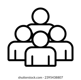 Symbol, people icon. vector file.