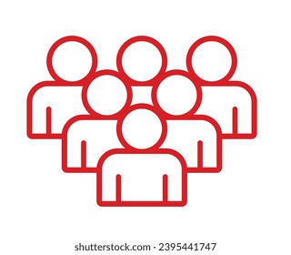 Symbol, people icon. vector file.