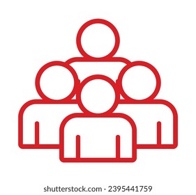 Symbol, people icon. vector file.