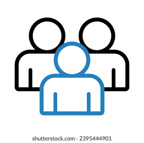 Symbol, people icon. vector file.