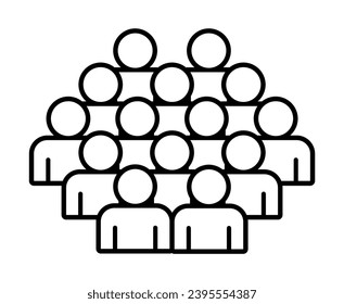 Symbol, people icon. vector file.