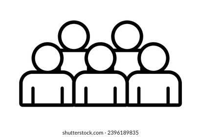 Symbol, people icon. vector file.