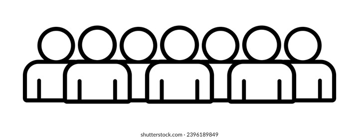 Symbol, people icon. vector file.