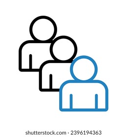 Symbol, people icon. vector file.