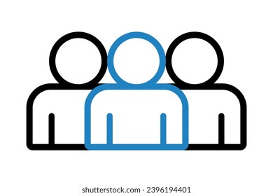 Symbol, people icon. vector file.