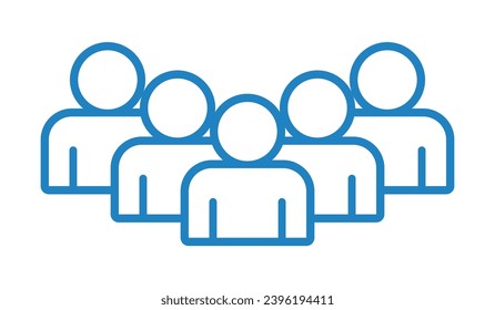 Symbol, people icon. vector file.