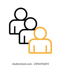Symbol, people icon. vector file.