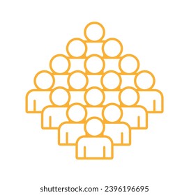 Symbol, Leute Symbol. Vektordatei.