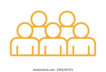 Symbol, people icon. vector file.