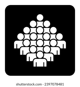 Symbol, people icon. vector file.