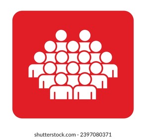 Symbol, people icon. vector file.