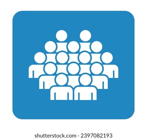 Symbol, people icon. vector file.