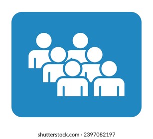 Symbol, people icon. vector file.
