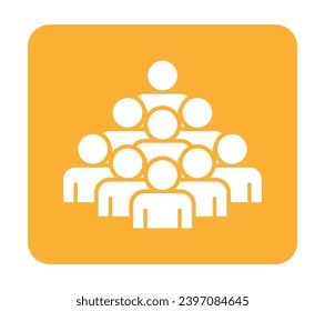 Symbol, people icon. vector file.