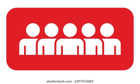 Symbol, people icon. vector file.