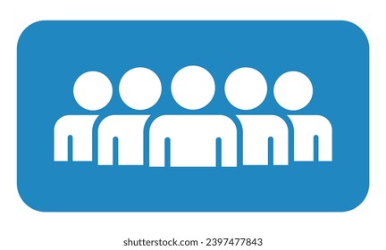Symbol, Leute Symbol. Vektordatei.