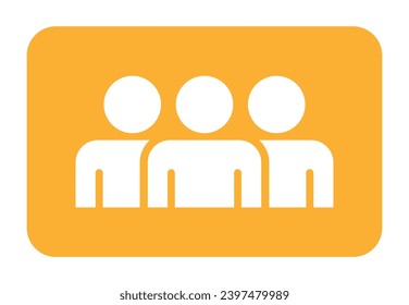 Symbol, Leute Symbol. Vektordatei.
